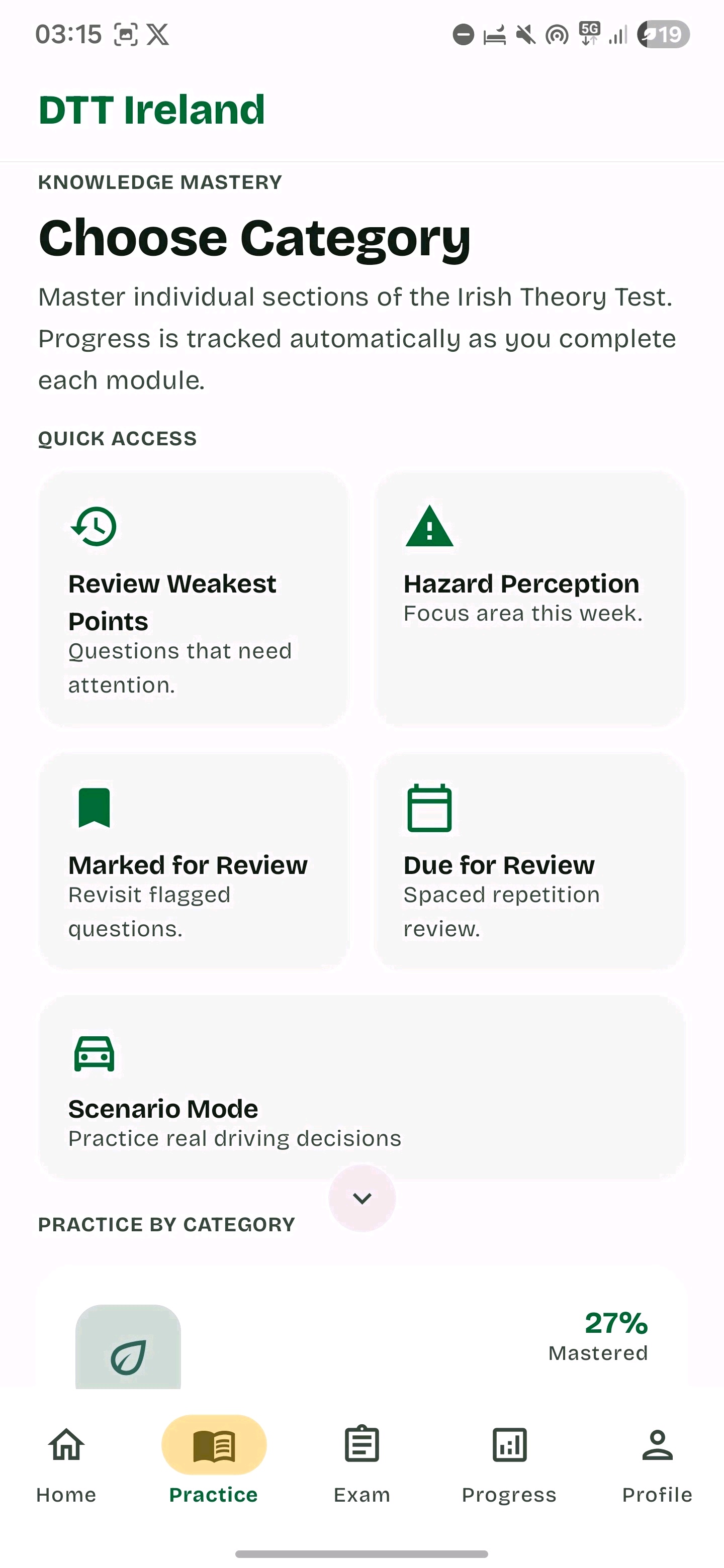 DTT Ireland practice questions